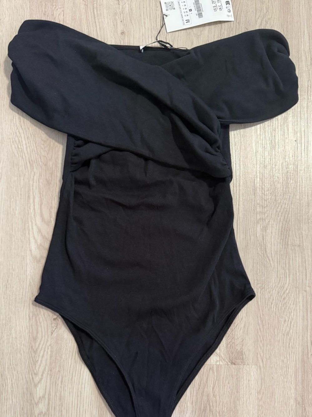 Zara Off-Shoulder One-Piece Bodysuit